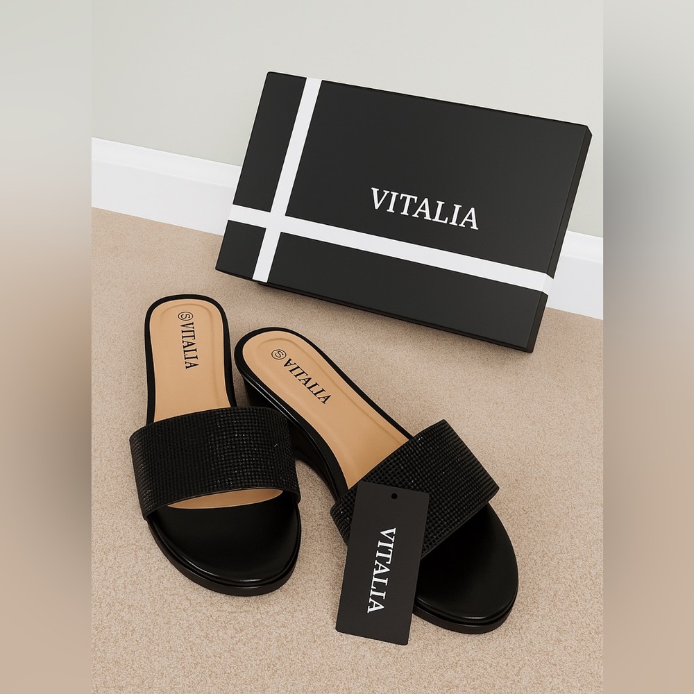Women's Elegant Black Sandals